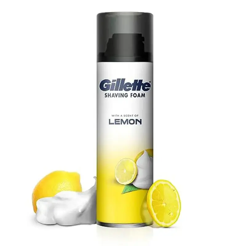 Gillette Shaving Foam - Lemon Lime: 196 g by GILLETTE - JuganooBox Online Grocery