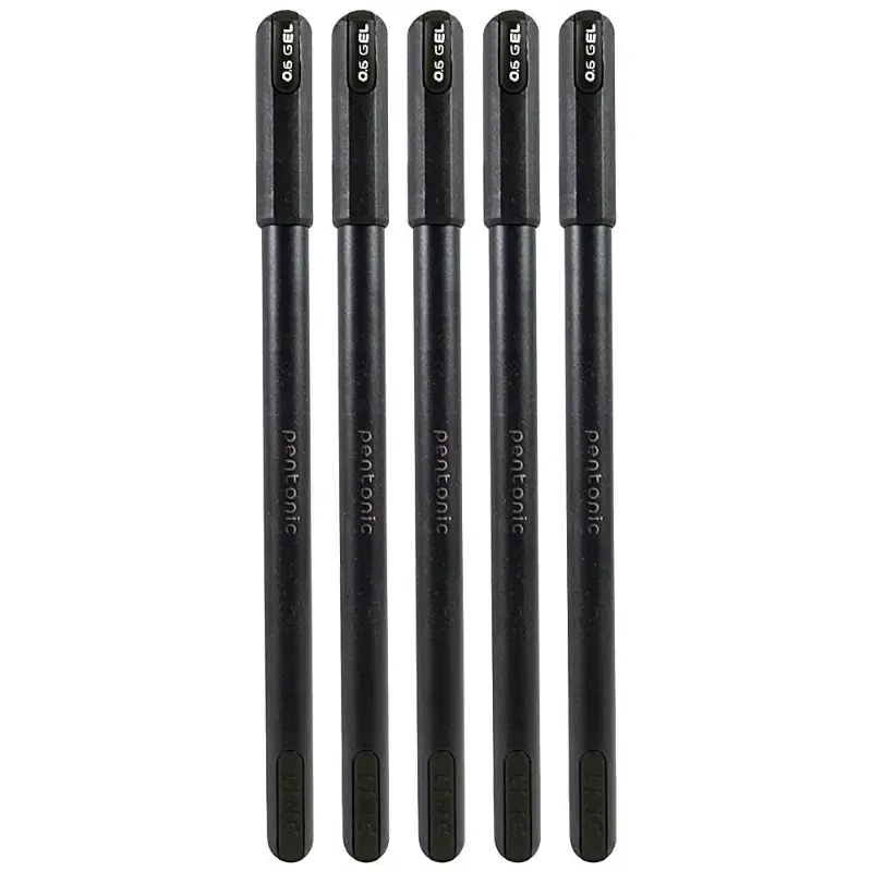 Linc Pentonic Black Gel Pen: 5 Pieces by LINC - JuganooBox Online Grocery