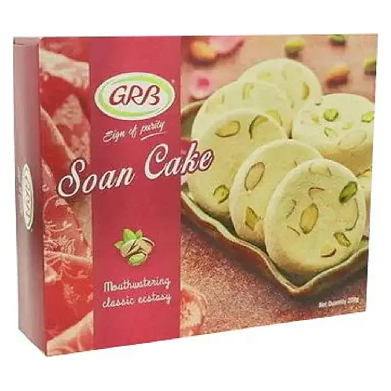 GRB Elaichi Soan Cake: 100 g by GRB - JuganooBox Online Grocery