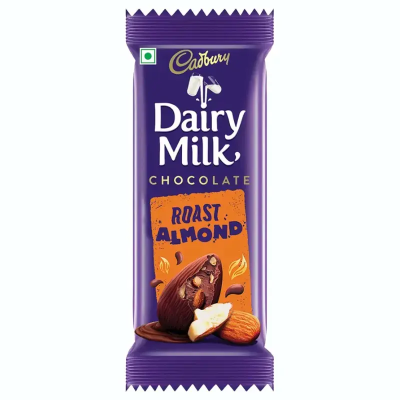 Cadbury Dairy Milk Chocolate Roast Almond: 75 g by CADBURY - JuganooBox Online Grocery