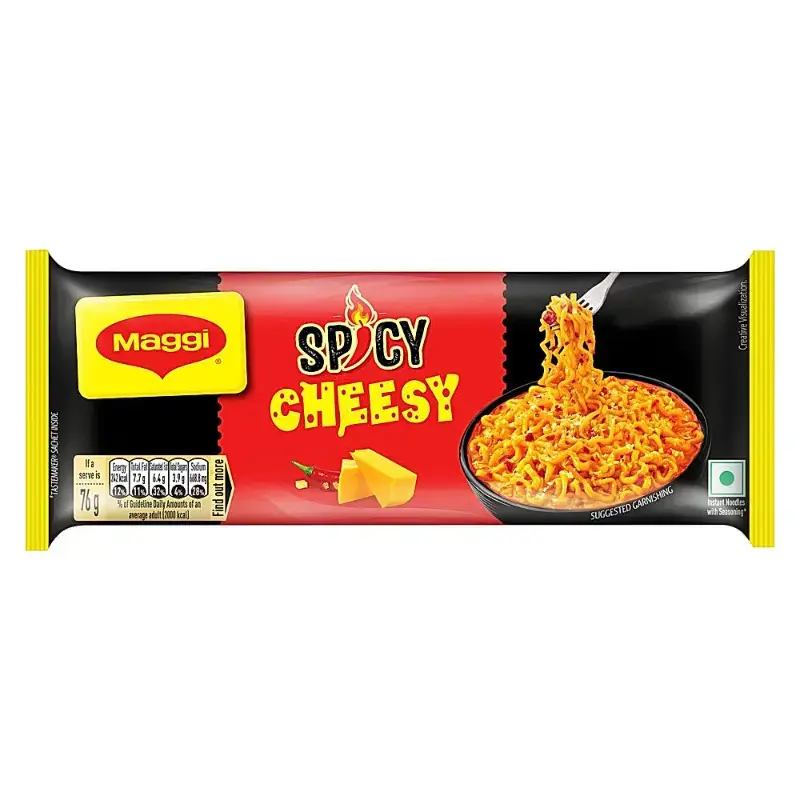 Maggi Spicy Cheesy Noodles: 304 g by MAGGI - JuganooBox Online Grocery
