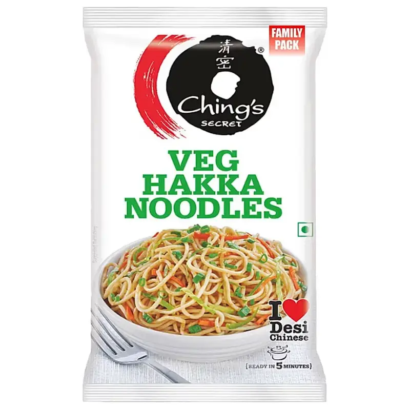 Ching's Veg Hakka Noodles: 560 g by CHINGS - JuganooBox Online Grocery