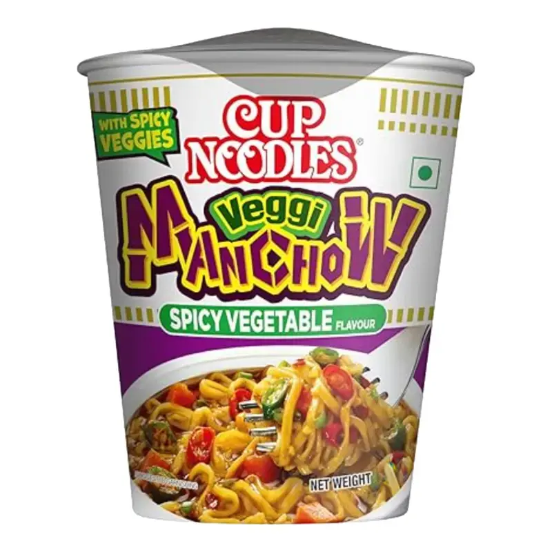 Cup Noodles Veggi Manchow Spicy Vegetable Flavour: 45 g by CUP NOODLES - JuganooBox Online Grocery