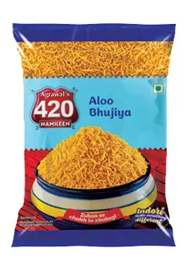 ALOO BHUJIA SEV by AGRAWAL'S 420 NAMKEEN - JuganooBox Online Grocery